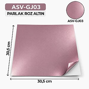 Kendinden Yapışkanlı PVC Kesim Folyosu 30,5 × 30,5 cm – 20 Adet - 13
