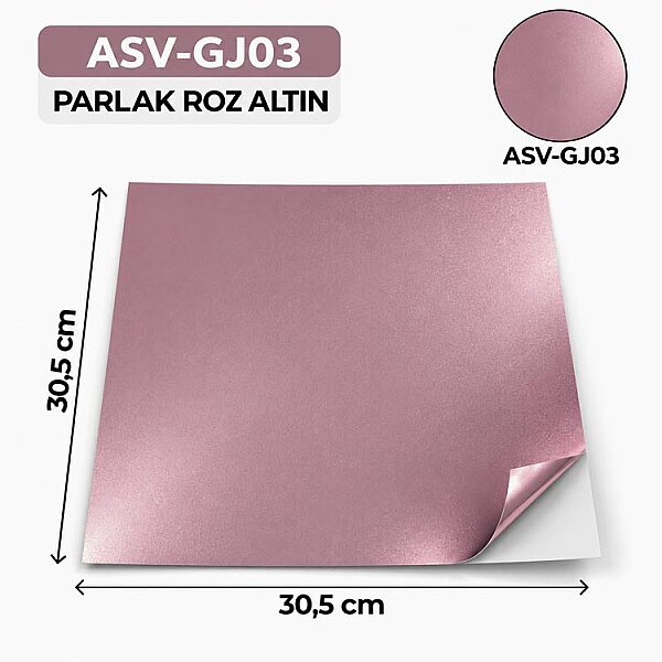 Kendinden Yapışkanlı PVC Kesim Folyosu 30,5 × 30,5 cm – 20 Adet - 13