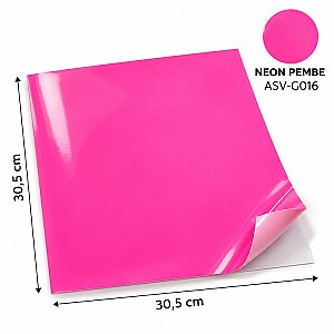 Kendinden Yapışkanlı PVC Kesim Folyosu 30,5 × 30,5 cm – 20 Adet - 14